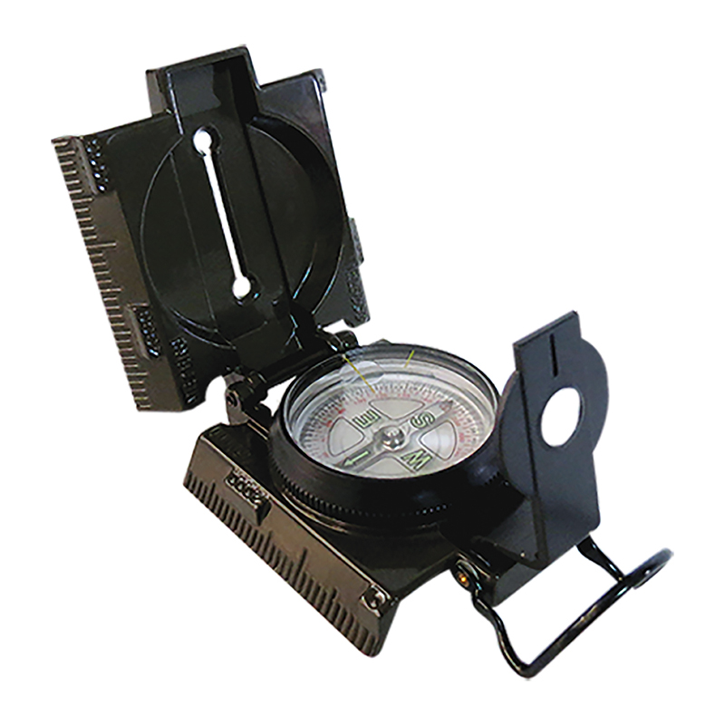 [OB-212307] Brújula Metálica de Ingeniero con LED OBI