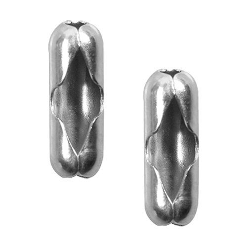 Conector para Cadena Bola 2.4 mm Bolsa 1000 pzas CROMADA