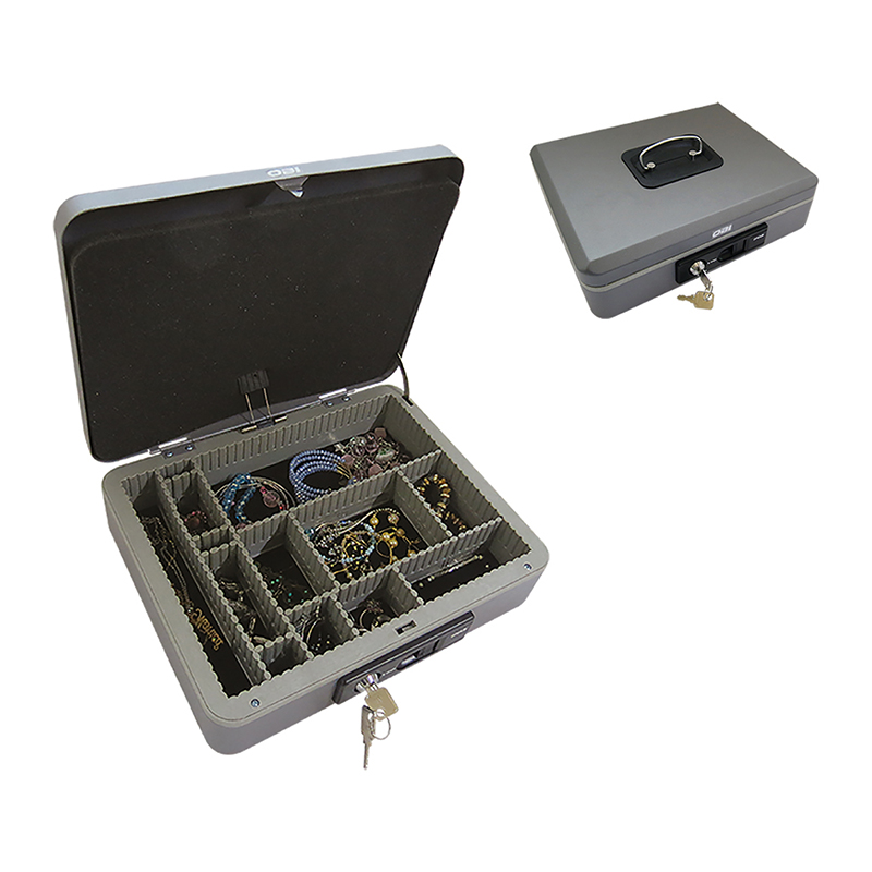 [OB-214539] Caja de Seguridad con Compartimentos Ajustables 30 x 24 cm