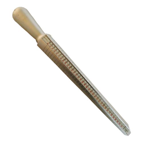 Calibrador de Anillos / Dedos Lastra Aluminio No.36 para Joyería