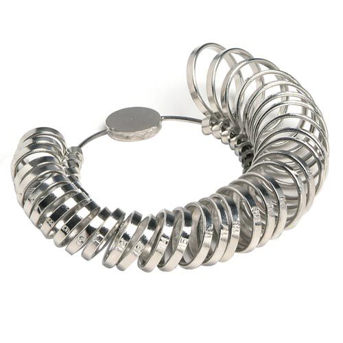 Calibrador de Dedos / Anillero Aluminio No.36 para Joyería