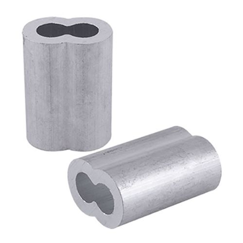 [OB-217111] CASQUILLO DOBLE ALUMINIO 3/32″ con 100 PZAS.