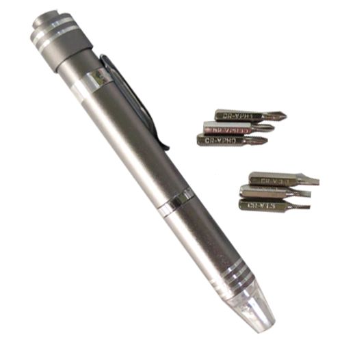 [OB-236207] Desarmador Mixto Metal 6 En 1 Pluma Led