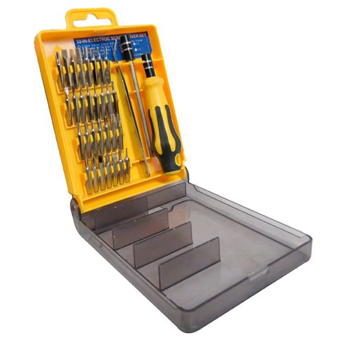 [OB-236386] Desarmador Surtido Magnetico 32 Pzas. En 1+PINZETA