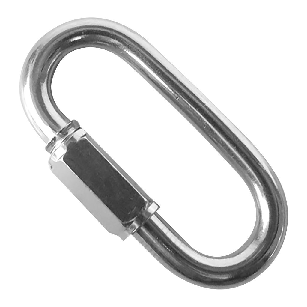 [OB-244831] Eslabón Rápido Inoxidable Con Tuerca 8 MM Con 10 Piezas