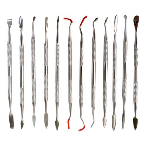 [OB-245511] Espatula Hobby Punta Doble Juego 12 Pzas.
