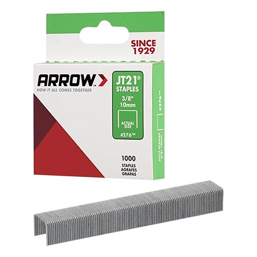 Grapa para Uso Ligero 3/8" OBI Arrow Caja 1000 Pzas para Carpintería