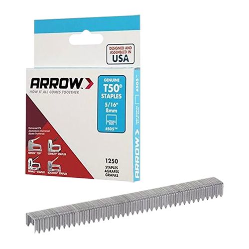 Grapa Uso Medio y Rudo 5/16" OBI Arrow Caja 1250 Pzas Uso Rudo