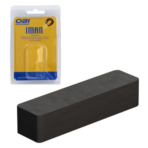 [OB-255559] Imán de Ferrita Rectangular 22×6×5 mm Blister 8 Pzas OBI Proyectos DIY