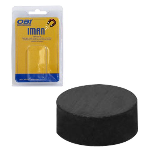 [OB-255560] Imán de Ferrita Redondo 13×5 mm Blister 10 Pzas OBI para Electrónica