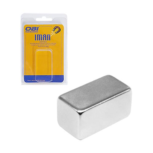 [OB-255607] Imán Neodimio Rectangular 20×10×10 mm Blister 5 Pzas OBI N35