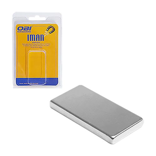 [OB-255613] Imán Neodimio Rectangular 30×10×2 mm Blister 10 Pzas OBI N35