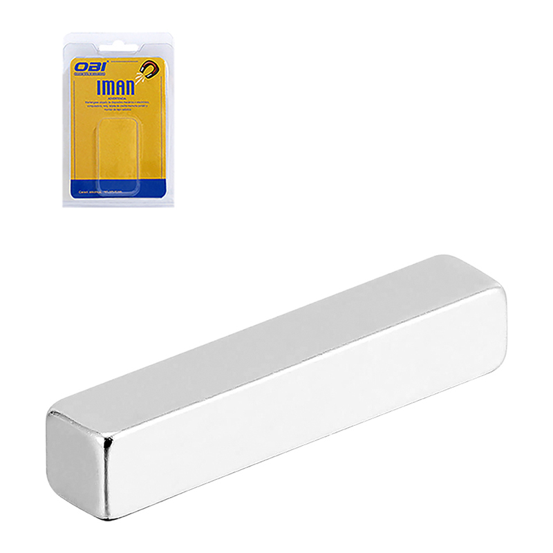 [OB-255659] Imán Neodimio Rectangular 30×5×5 mm Blister 2 Pzas OBI N35