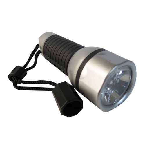 [OB-258736] Linterna Plástico 3 LED OBI Gris