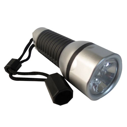 [OB-258737] Linterna Plástico 5 LED OBI Gris