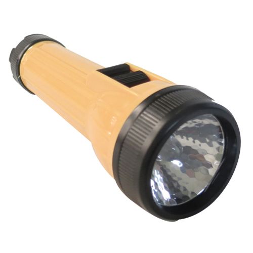 [OB-258732] Linterna Plástico  LED OBI 2×C Amarilla