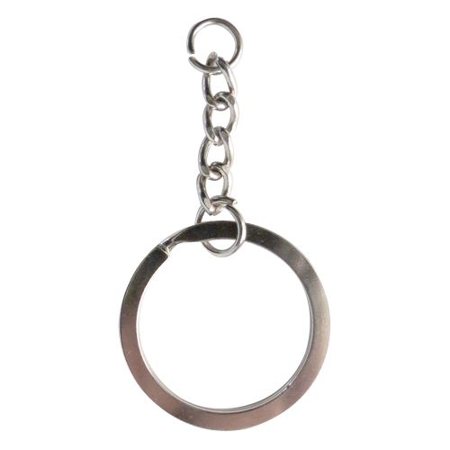 [OB-260207] Llavero Argolla con Cadena OBI Caja 100 pzas