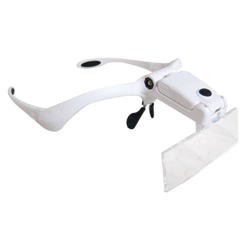[OB-260539] Lupa Anteojo Blanca 1-3.5X Recargable OBI