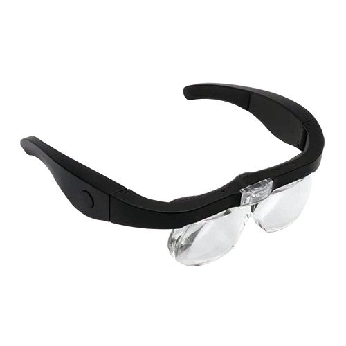 [OB-260519] Lupa Anteojo Negra 1.5-5X Recargable OBI