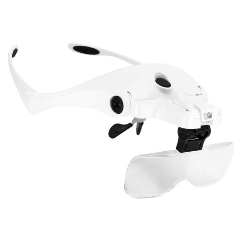 [OB-260533] Lupa Anteojo Blanca 1-3.5X Recargable OBI