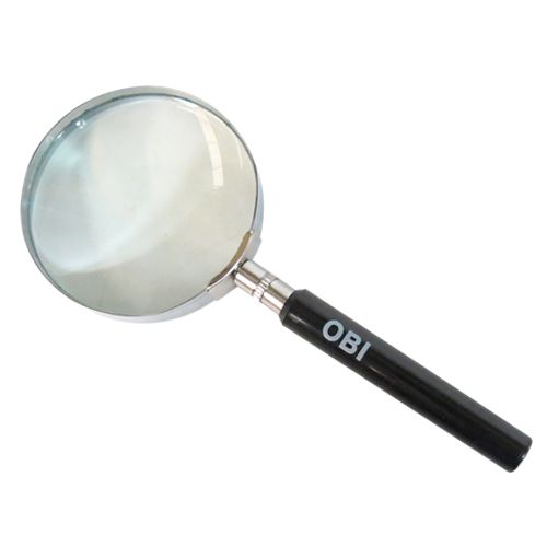 [OB-260629] Lupa Aro Metálico  mm 4x Vidrio OBI