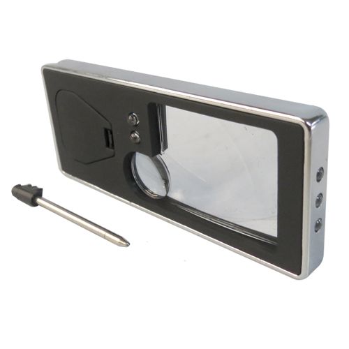 [OB-260680] Lupa de Bolsillo con Pluma 3-10x LED+UV OBI OB-260680