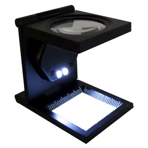 [OB-260622] Lupa Cuentahilo LED 30mm 8x Vidrio OBI OB-260622