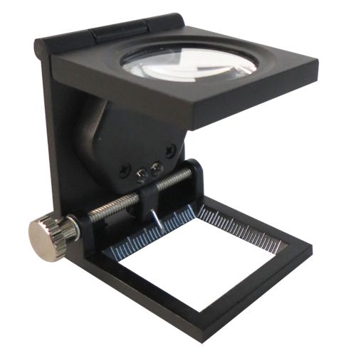 [OB-260615] Lupa Cuentahilo LED 30mm 8x Vidrio con Aguja OBI OB-260615
