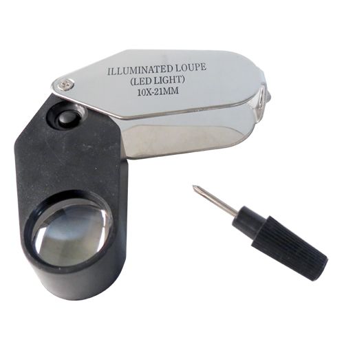 [OB-260676] Lupa Joyero LED 21mm 10x OBI OB-260676