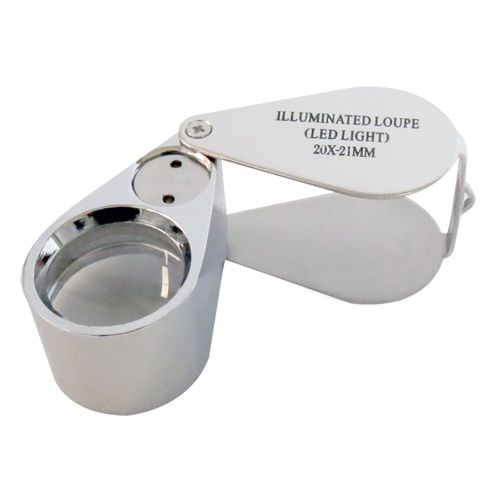 [OB-260677] Lupa Joyero LED 21mm 20x Cromada OBI OB-260677