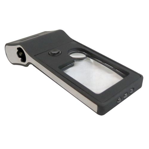 [OB-260657] Lupa Multifuncional 115x40x19mm 3-10-55x LED+UV OBI OB-260657