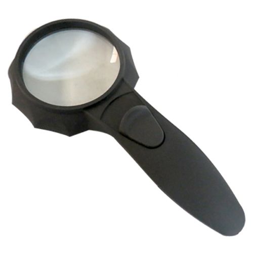 [OB-260559] Lupa Paraguas Negra 75mm 4x LED OBI OB-260559
