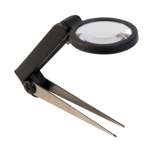 [OB-260654] Lupa Pinzeta Punta Fina 10x LED OBI OB-260654