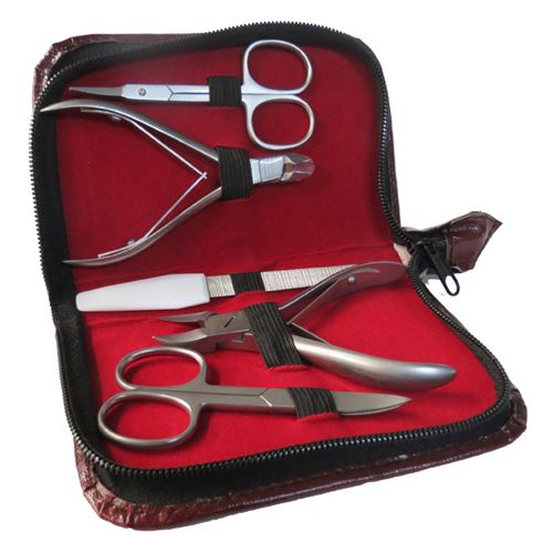 [OB-262706] Juego de Manicure 5 Pzas. Lujo con Estuche OBI OB-262706