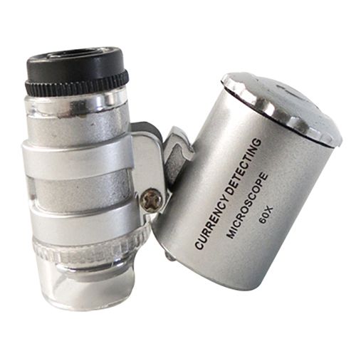 [OB-264308] Microscopio Mini 60x Ajustable LED+UV OBI OB-264308