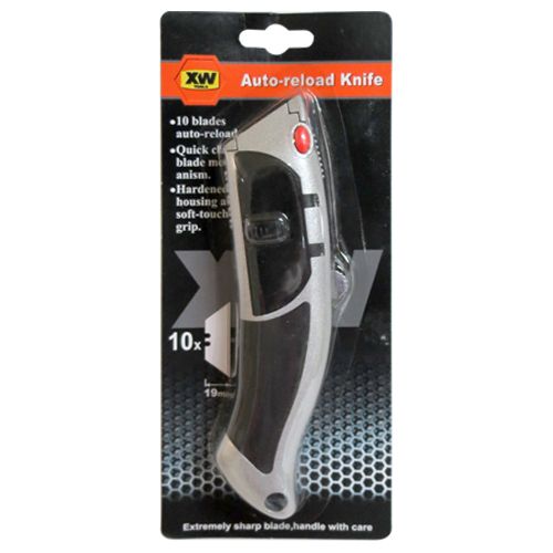 [OB-266149] Navaja Hoja Retráctil Metálica Recargable OBI para Taller