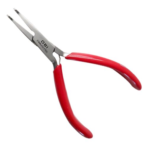 [OB-271857] Pinza Doblada Corta Redonda 4-1/2" OBI para Joyería