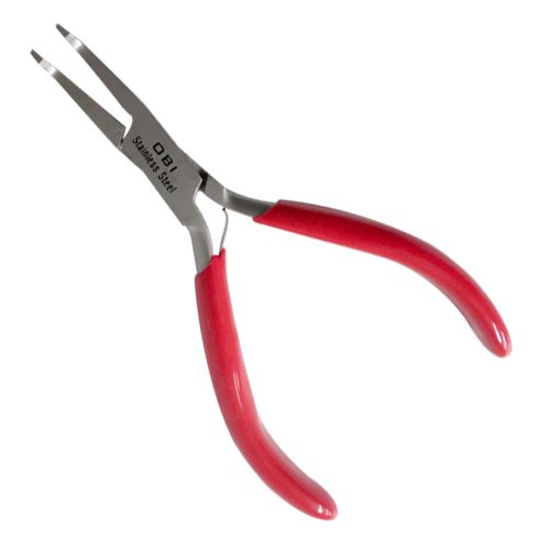 [OB-271854] Pinza Doblada Mediana Recta 4-1/2" OBI para Electrónica