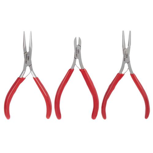 [OB-271871] Juego Pinzas 4-1/2" OBI 3 Piezas para Joyería y Banco