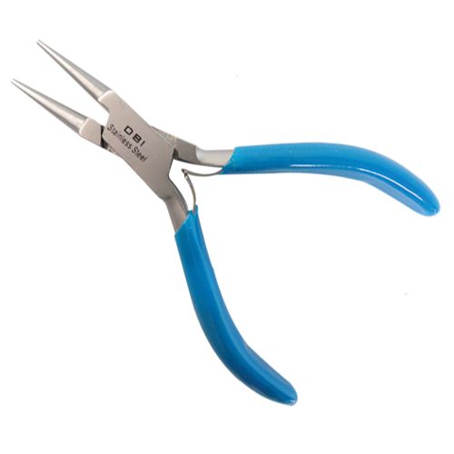 [OB-271610] Pinza ObiPro Rosario Punta Redonda 5" OBI para Joyería
