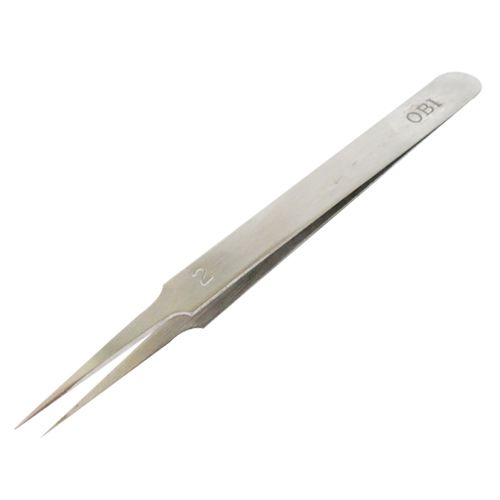 [OB-272231] Pinzeta Antimagnética 2 Puntas Finas Corta Angosta OBI