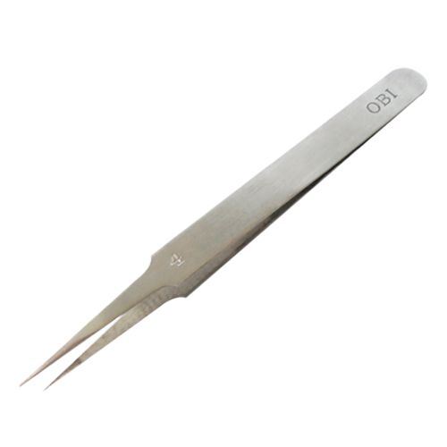 [OB-272232] Pinzeta Antimagnética 4 Puntas Finas Corta OBI Relojería