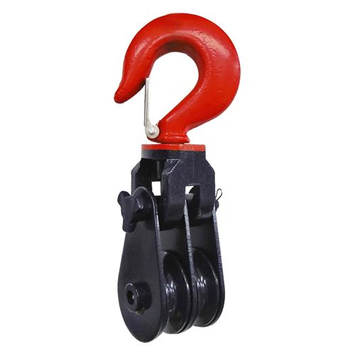 [OB-274173] Polea Pasteca Doble 12 T 6" OBI Gancho/Pestillo 3/4"