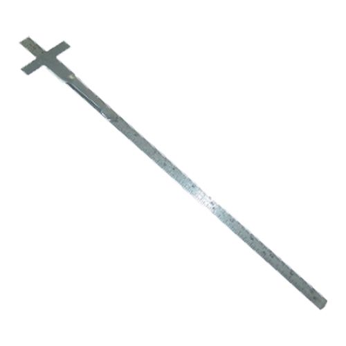 Regla de Acero 6" Grabada OBI mm y pulgadas 6 mm de Ancho