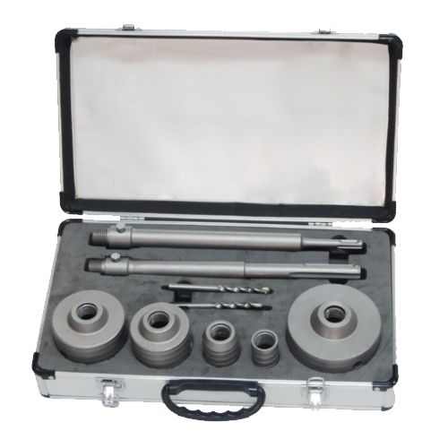Juego Sierra Copa Carburo Concreto SDS OBI 9 pzas para Perforar