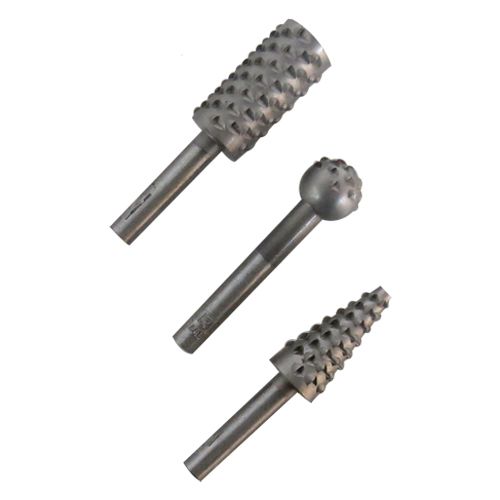 Juego Escofinas para Taladro 1/4" OBI IRIDIUS 3 pzas para Madera