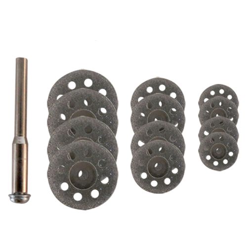 Juego Discos Diamantados para Taladro 1/8" OBI 13 pzas para Vidrio