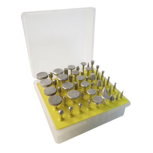 Juego Puntas Diamantadas para Taladro 1/8" OBI 50 pzas para Vidrio