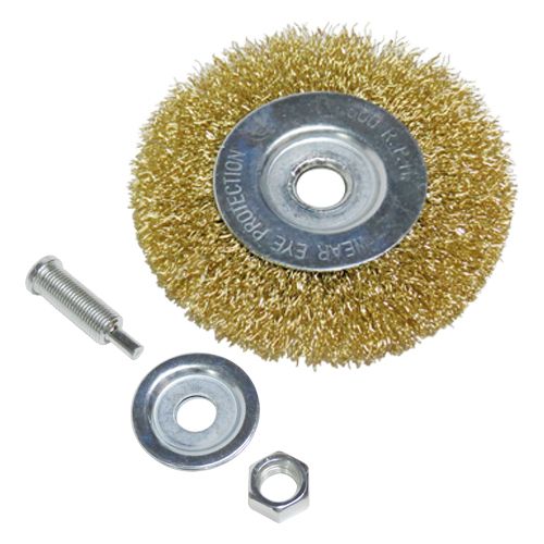 Accesorio Carda Metálica para Taladro OBI 102 mm para Limpiar Metal