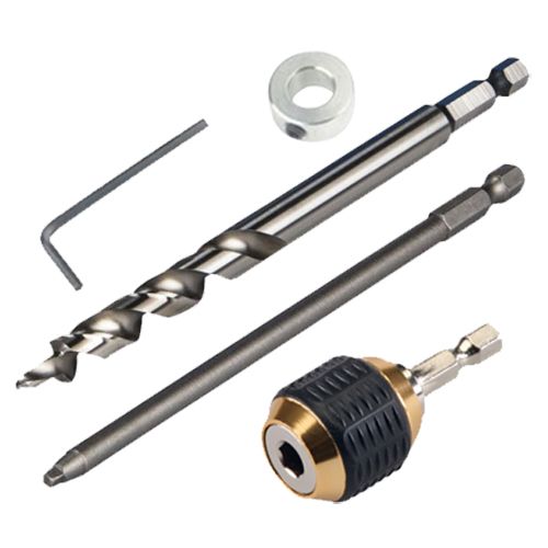 Juego Plantillas para Taladro OBI 5 pzas para Perforar Madera
